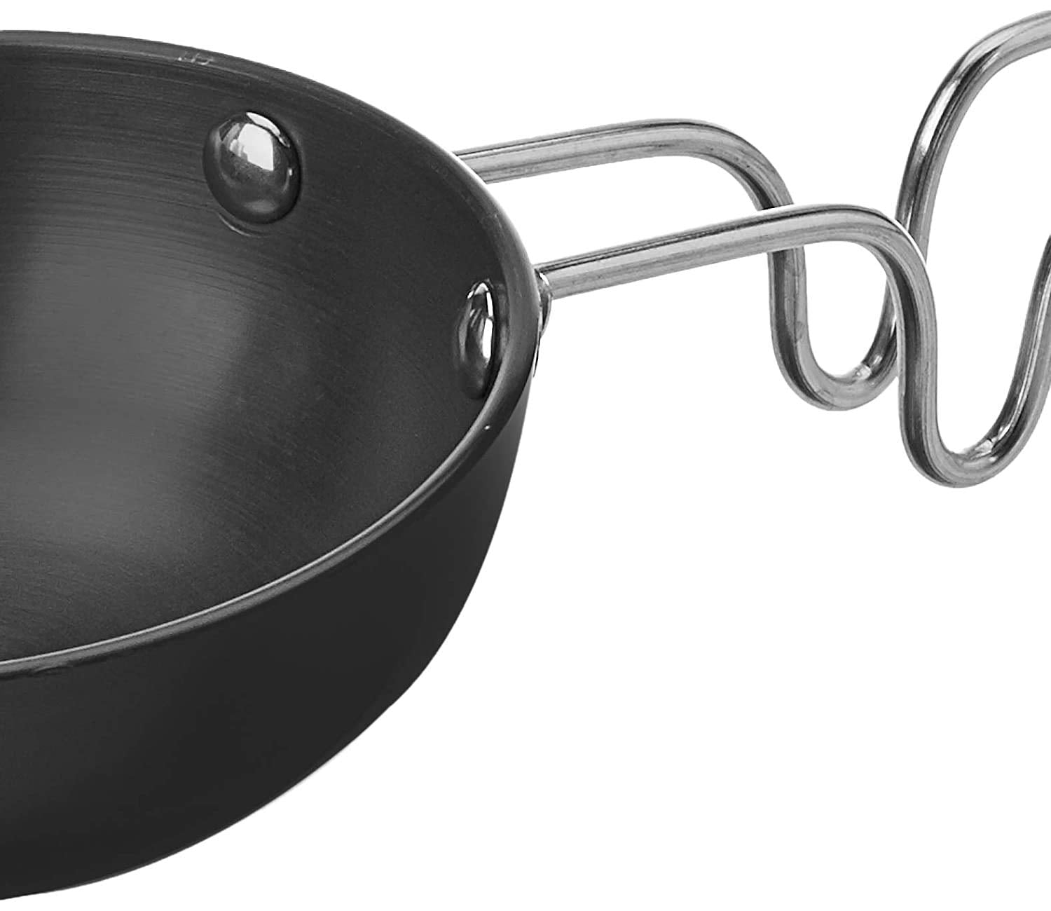 Hard Anodized Aluminium Small Tadka Pan